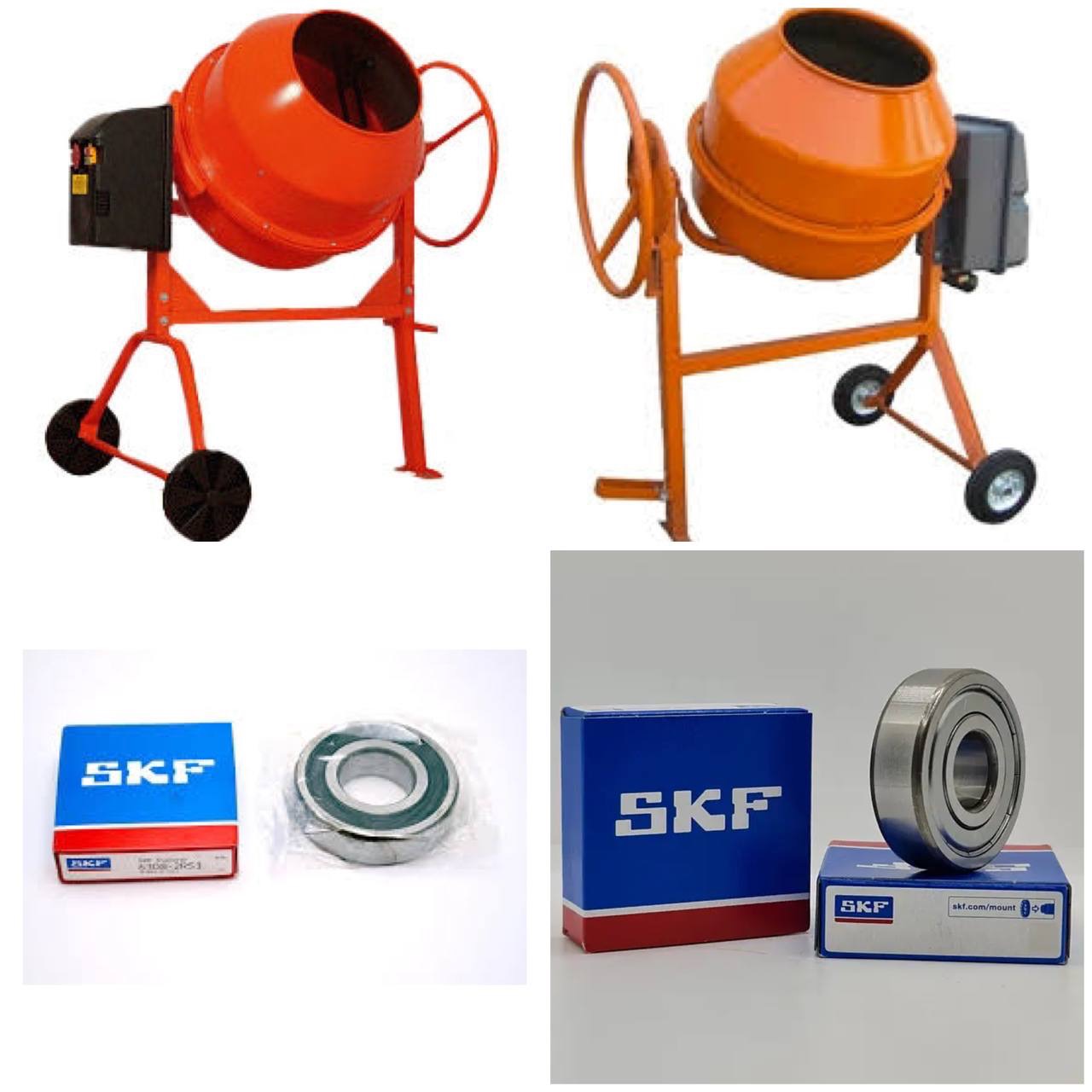 SKF Երկշարքային Գնդիկավոր Առանցքակալներ՝բետոնախառնիչների համար